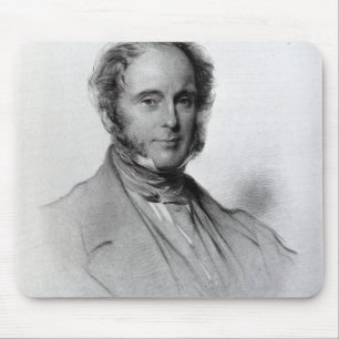 Tapis De Souris Vicomte Palmerston, gravé par le marcheur d'émer