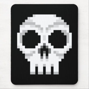 Tapis De Souris Videogame - Crâne de mort - Pixel Art