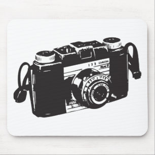 Tapis De Souris Vieil appareil-photo