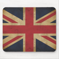 Vieil Union Jack traditionnel Mousepad
