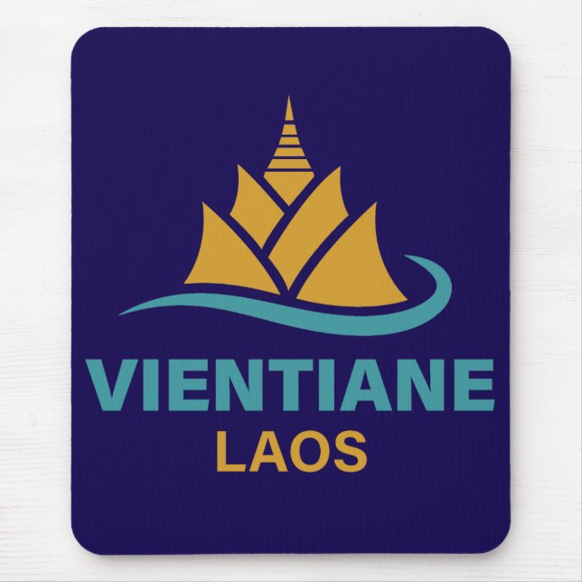 Tapis De Souris Vientiane Laos Southeast Asia (Devant)