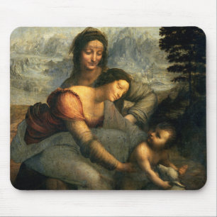 Tapis De Souris Vierge et enfant avec St Anne, c.1510