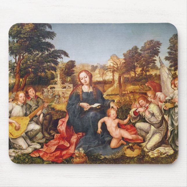 Tapis De Souris Vierge et enfant et anges, 1536-38 (Devant)