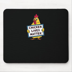 Tapis De Souris Vies de poulet - Végétarien - Amoureux des animaux