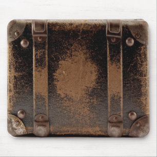 Tapis De Souris Vieux bagage en cuir usé