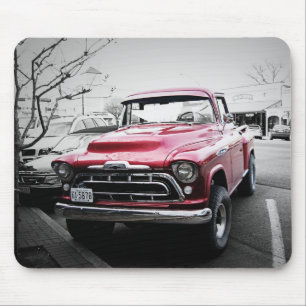 Tapis De Souris Vieux camion rouge