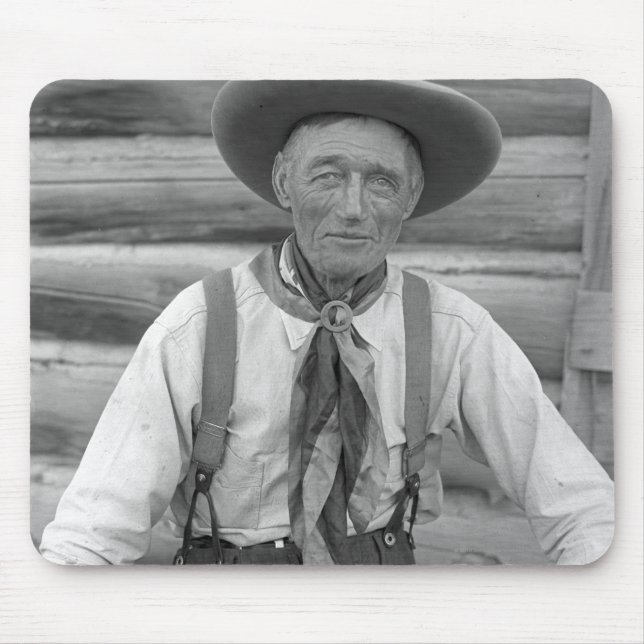 Tapis De Souris Vieux cowboy (Devant)