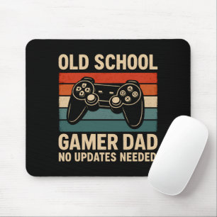Tapis De Souris Vieux Gamer Papa Retro Contrôleur