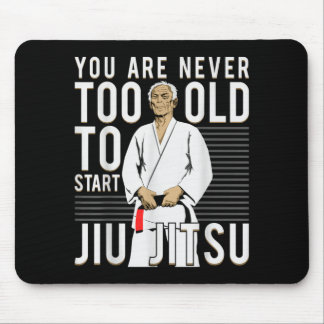 Tapis De Souris Vieux Homme de Jiu Jitsu Brésilien