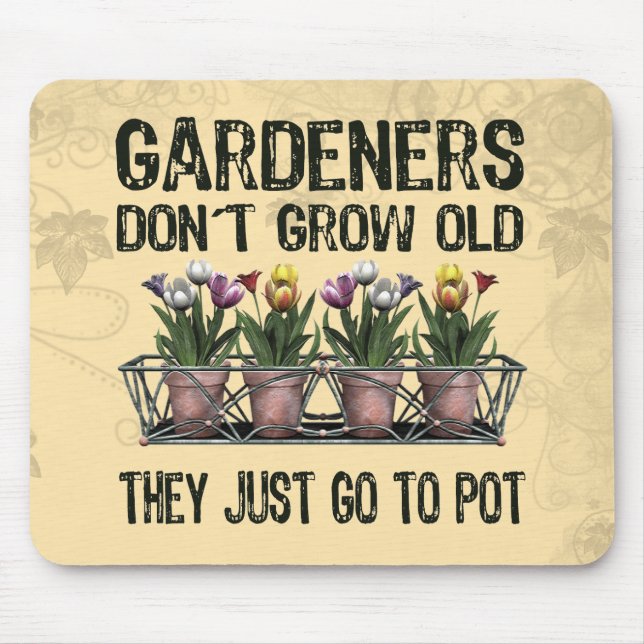 Tapis De Souris Vieux jardiniers (Devant)