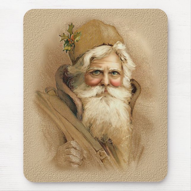 Tapis De Souris Vieux-Monde Père Noël (Devant)