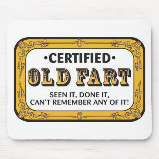 Tapis De Souris Vieux pet (Devant)