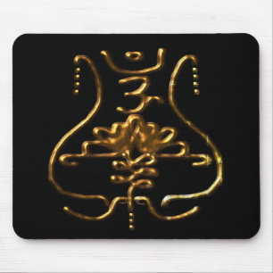 Tapis De Souris vieux symbolisme bouddhiste traditionnel