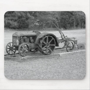Tapis De Souris Vieux tracteur du passé