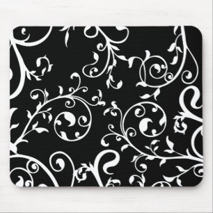 Tapis De Souris Vignes de tourbillonnement de KRW