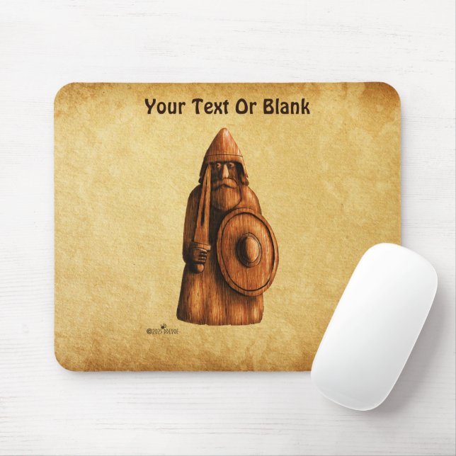 Tapis De Souris Viking rustique (Avec souris)