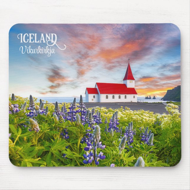 Tapis De Souris Vikurkirkja, Islande (Devant)