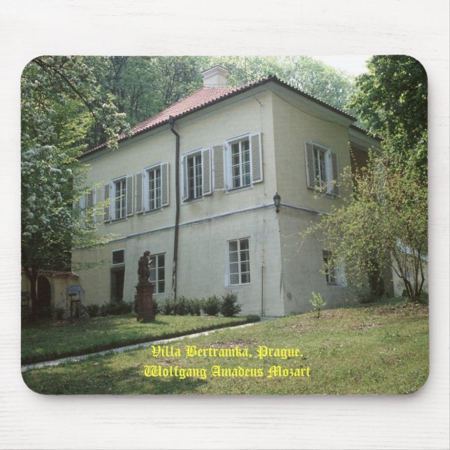Tapis De Souris Villa Bertramka-Mozart-Prague (Devant)