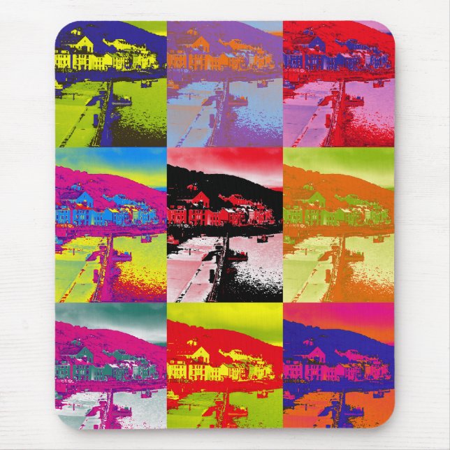 TAPIS DE SOURIS VILLAGES DE WALES (Devant)
