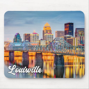 Tapis De Souris Ville De Louisville, Kentucky, États-Unis