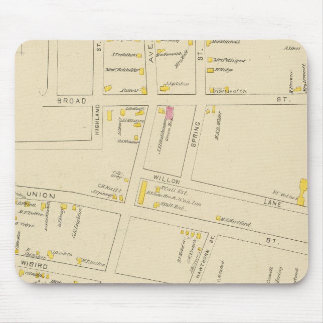 Tapis De Souris Ville de Portsmouth (Devant)
