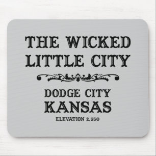 Tapis De Souris Ville le Kansas de Dodge