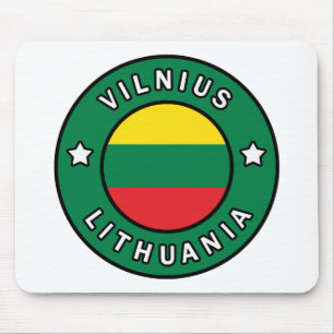 Tapis De Souris Vilnius Lituanie