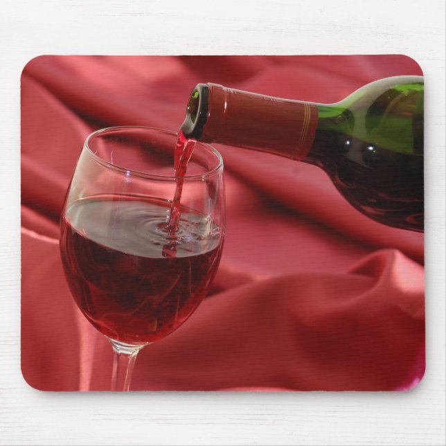 Tapis De Souris Vin rouge (Devant)