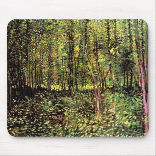 Tapis De Souris Vincent Van Gogh - Arbres Et Sous-Croissance Art