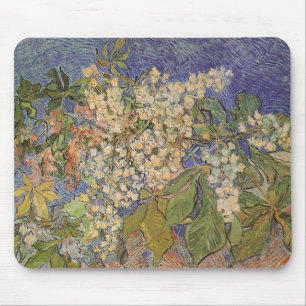 Tapis De Souris Vincent van Gogh - Branches de marronnier en fleur