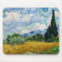 Vincent Van Gogh - Champ de blé avec cyprès