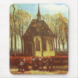 Tapis De Souris Vincent van Gogh - Chapelle à Nuenen, les paroissi