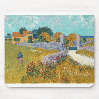 Tapis De Souris Vincent van Gogh Ferme en Provence, 1888