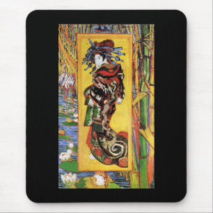 Tapis De Souris Vincent Van Gogh - La Courtisane - Geisha japonais