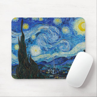 Tapis De Souris Vincent Van Gogh La Nuit étoilée
