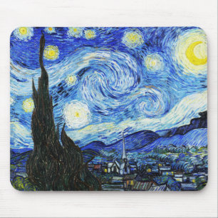 Tapis De Souris Vincent Van Gogh, La Nuit étoilée peinture