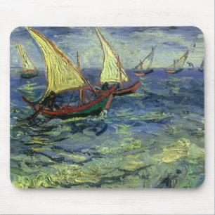 Tapis De Souris Vincent van Gogh - Paysage marin à Saintes Maries