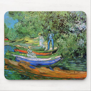 Tapis De Souris Vincent van Gogh - Rive de l'Oise à Auvers