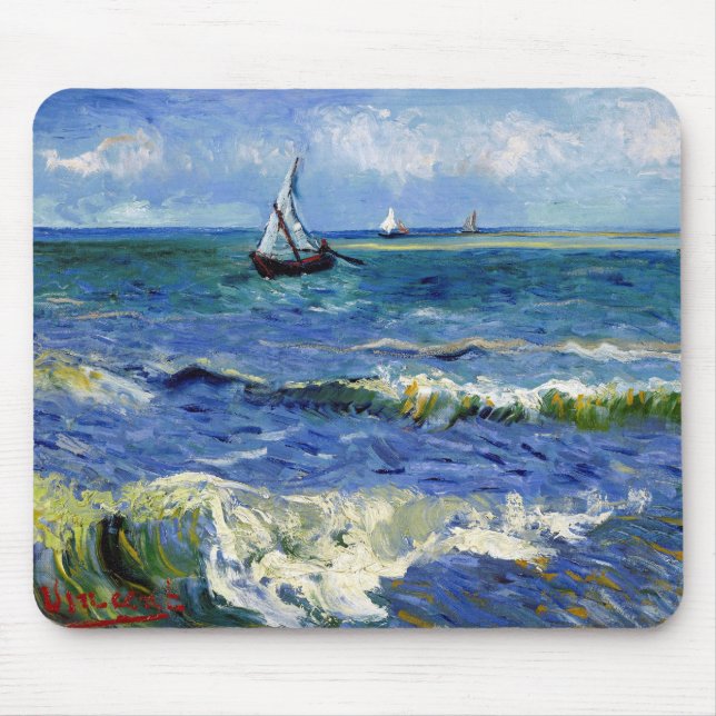 Tapis De Souris Vincent van Gogh Seascape (Devant)