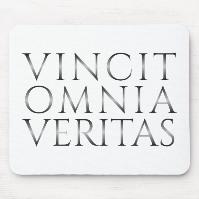 TAPIS DE SOURIS VINCIT OMNIA VERITAS (Devant)