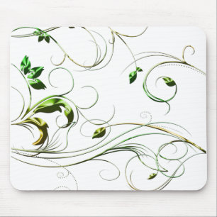 Tapis De Souris Vins verts jaunes