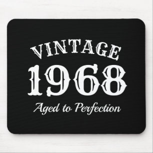 Tapis De Souris Vintage 1968 Âgé à la perfection 50e anniversaire 