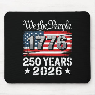 Tapis De Souris Vintage 250 Ans 1776-2026 250e 4 juillet _3