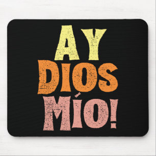 Tapis De Souris Vintage Ay Dios Mio Cinco De Mayo