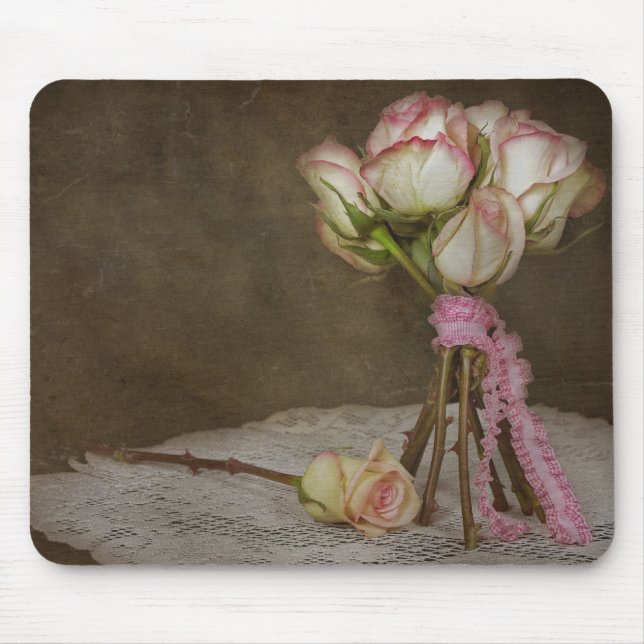 Tapis De Souris Vintage Bouquet (Devant)