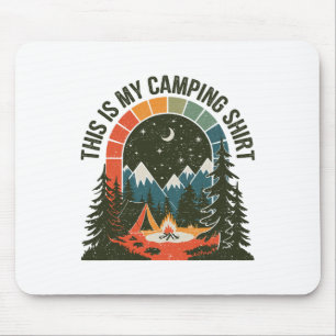 Tapis De Souris Vintage Camper C'est Mes Vêtements De Camping De R