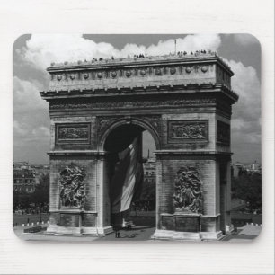 Tapis De Souris Vintage France Paris Arc de Triomphe Place Etoile