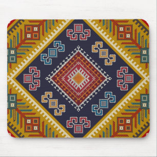 Tapis De Souris Vintage géométrique classique mode coloré