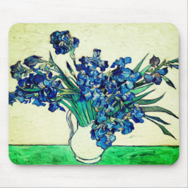 Tapis De Souris Vintage Irises (1890) par Vincent Van Gogh