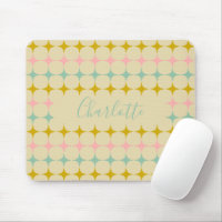 Vintage Pastel Rose MidCentury Moderne Personnalis